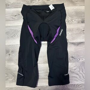 santic cycling leggings crop length size 2XL